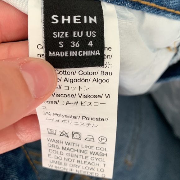 Brand new distressed jeans from Shein size s - Picture 3 of 3